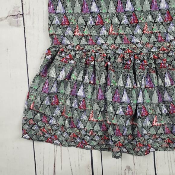 Soprano Lightweight Silky Multicolored Printed Mini Sleeveless Dress Size XS - Picture 2 of 8